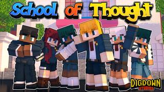 Thumbnail of the Minecraft Bedrock Marketplace product School of Thought created by Dig Down Studios.