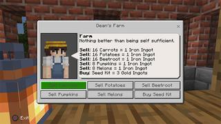 Screenshot of the Minecraft Bedrock Marketplace product Skyblock Economy created by Dig Down Studios.