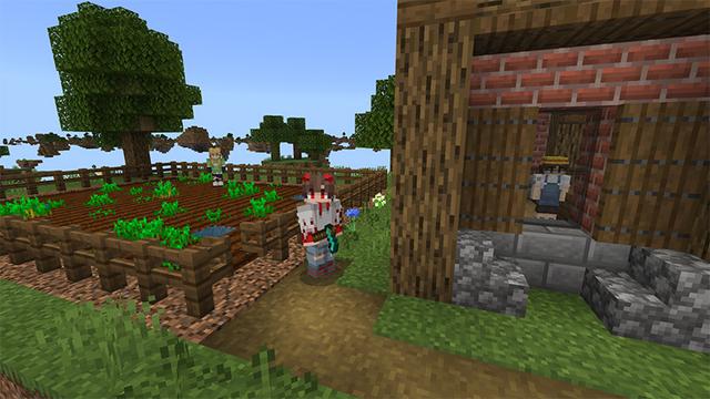 Screenshot of the Minecraft Bedrock Marketplace product Skyblock Economy created by Dig Down Studios.