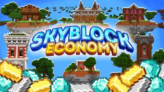 Thumbnail of the Minecraft Bedrock Marketplace product L'économie de Skyblock created by Dig Down Studios.
