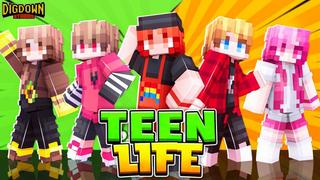 Thumbnail of the Minecraft Bedrock Marketplace product Teen Life created by Dig Down Studios.