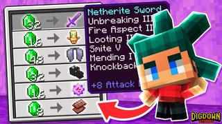 Thumbnail of the Minecraft Bedrock Marketplace product Tiny Traders created by Dig Down Studios.