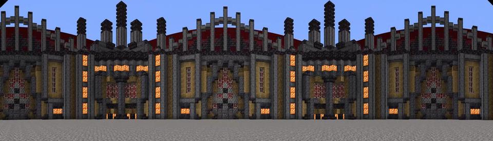 Panorama of the Minecraft Bedrock Marketplace product TNT Run created by Dig Down Studios.