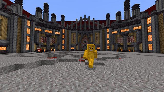 Screenshot of the Minecraft Bedrock Marketplace product TNT Run created by Dig Down Studios.
