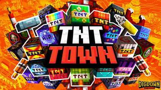 Thumbnail of the Minecraft Bedrock Marketplace product TNT Town created by Dig Down Studios.