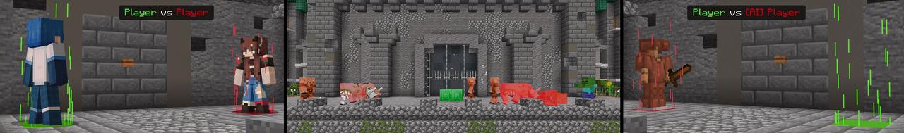 Panorama of the Minecraft Bedrock Marketplace product Tower Defense created by Dig Down Studios.