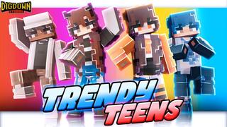 Thumbnail of the Minecraft Bedrock Marketplace product Trendy Teens created by Dig Down Studios.