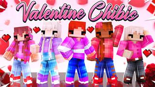 Thumbnail of the Minecraft Bedrock Marketplace product Valentine Chibis created by Dig Down Studios.