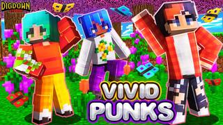 Thumbnail of the Minecraft Bedrock Marketplace product Vivid Punks created by Dig Down Studios.