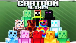 Thumbnail of the Minecraft Bedrock Marketplace product Cartoon Slimes created by DigiPort.