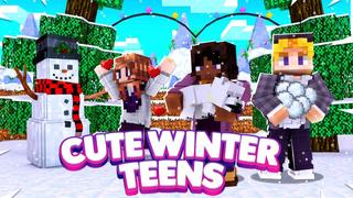 Thumbnail of the Minecraft Bedrock Marketplace product Cute Winter Teens created by DigiPort.