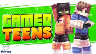 Thumbnail of the Minecraft Bedrock Marketplace product Gamer Teens created by DigiPort.