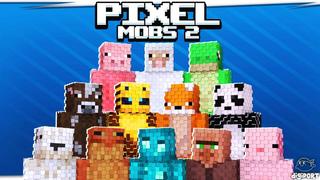Thumbnail of the Minecraft Bedrock Marketplace product Pixel Mobs 2 created by DigiPort.