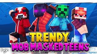 Thumbnail of the Minecraft Bedrock Marketplace product Trendy Mob Masked Teens created by DigiPort.