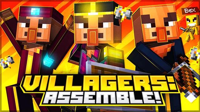 Thumbnail of the Minecraft Bedrock Marketplace product Villagers Assemble created by DigiPort.