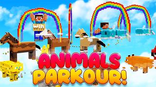 Thumbnail of the Minecraft Bedrock Marketplace product Animaux Parkour created by A30x1.