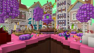 Screenshot of the Minecraft Bedrock Marketplace product Candy Lucky Skyblock created by Diluvian.