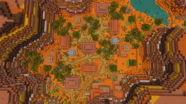 Screenshot of the Minecraft Bedrock Marketplace product Canyon Village created by A30x1.