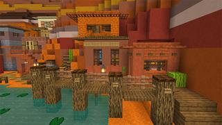 Screenshot of the Minecraft Bedrock Marketplace product Canyon Village created by A30x1.