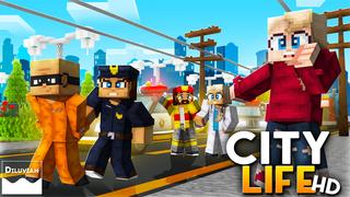 Thumbnail of the Minecraft Bedrock Marketplace product City Life HD created by A30x1.