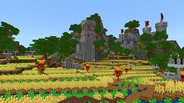 Screenshot of the Minecraft Bedrock Marketplace product Cloud Adventure created by A30x1.
