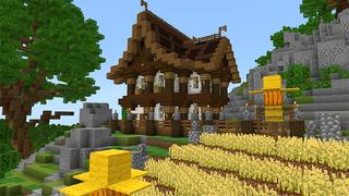 Screenshot of the Minecraft Bedrock Marketplace product Cloud Land created by A30x1.