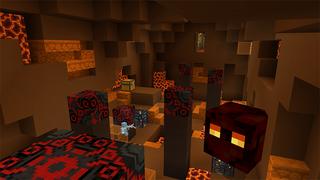 Screenshot of the Minecraft Bedrock Marketplace product Dragon Secret Base created by Diluvian.