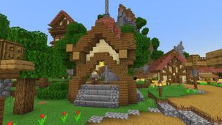 Screenshot of the Minecraft Bedrock Marketplace product Epic Village created by A30x1.