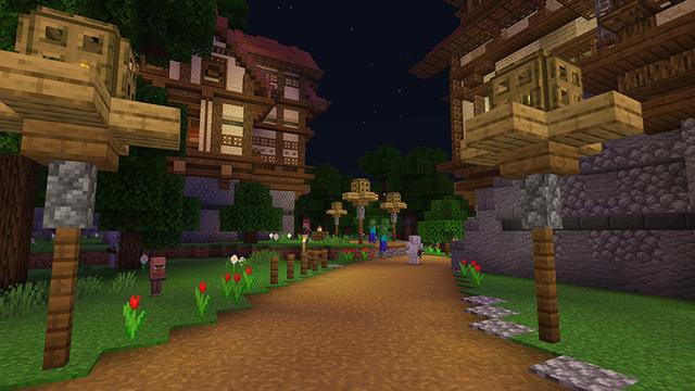 Screenshot of the Minecraft Bedrock Marketplace product Epic Village created by A30x1.
