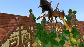 Screenshot of the Minecraft Bedrock Marketplace product Epic Village created by A30x1.