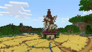 Screenshot of the Minecraft Bedrock Marketplace product Fantasy Dorf created by A30x1.