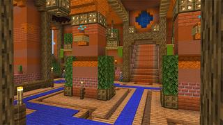 Screenshot of the Minecraft Bedrock Marketplace product Flying Whale created by A30x1.