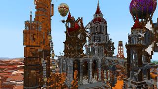 Screenshot of the Minecraft Bedrock Marketplace product Gear Airport created by A30x1.