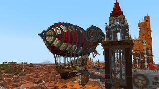 Screenshot of the Minecraft Bedrock Marketplace product Gear Airport created by A30x1.