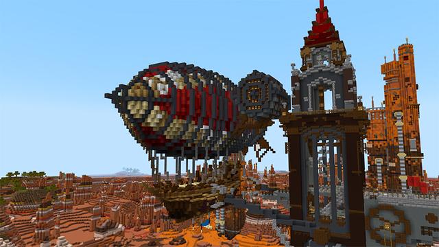 Screenshot of the Minecraft Bedrock Marketplace product Gear Airport created by A30x1.