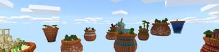Panorama of the Minecraft Bedrock Marketplace product Giant Flower Skyblock created by A30x1.