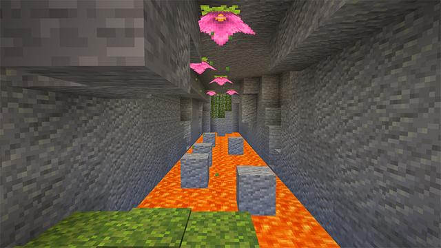 Screenshot of the Minecraft Bedrock Marketplace product Giant Hole Parkour created by A30x1.