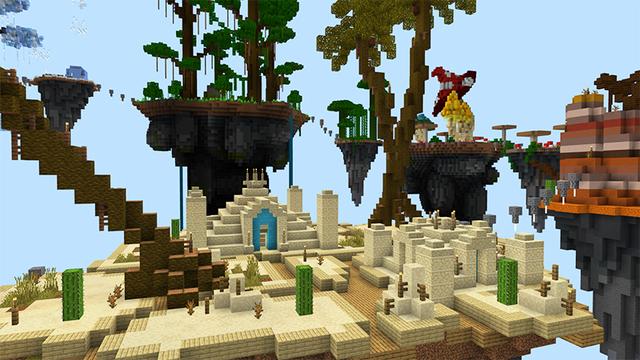 Screenshot of the Minecraft Bedrock Marketplace product Giant Parkour Biomes created by A30x1.