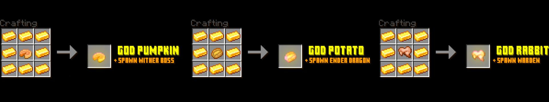 Panorama of the Minecraft Bedrock Marketplace product God Foods created by A30x1.