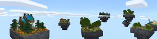 Panorama of the Minecraft Bedrock Marketplace product Hopper Skyblock created by A30x1.