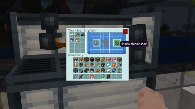 Screenshot of the Minecraft Bedrock Marketplace product Horizon Tech created by A30x1.