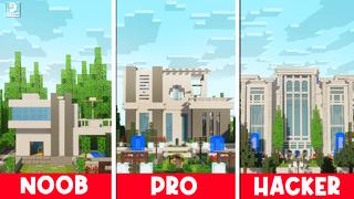 Thumbnail of the Minecraft Bedrock Marketplace product Mansion: Noob vs Pro vs Hacker created by A30x1.