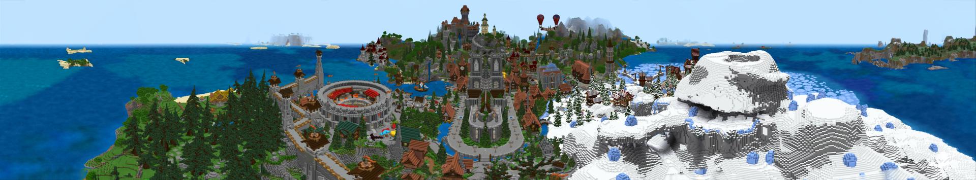Panorama of the Minecraft Bedrock Marketplace product Mediera created by A30x1.