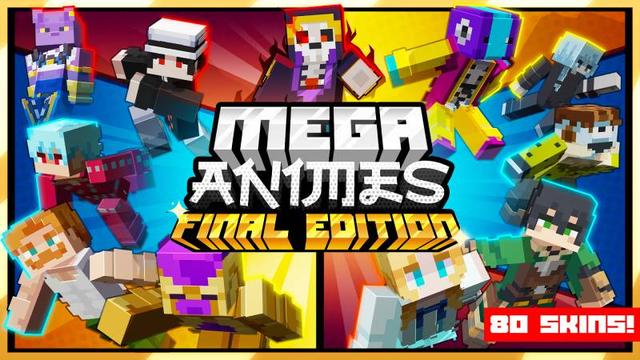 Thumbnail of the Minecraft Bedrock Marketplace product MEGA ANIMES created by A30x1.