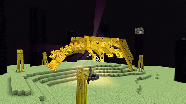 Screenshot of the Minecraft Bedrock Marketplace product Mega Lucky World created by Diluvian.