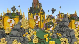 Screenshot of the Minecraft Bedrock Marketplace product Mega Lucky World created by A30x1.