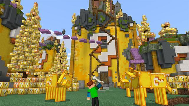 Screenshot of the Minecraft Bedrock Marketplace product Mega Lucky World created by Diluvian.