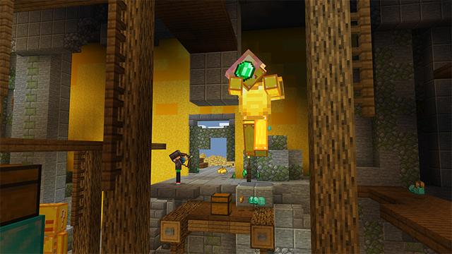 Screenshot of the Minecraft Bedrock Marketplace product Mega Lucky World created by Diluvian.