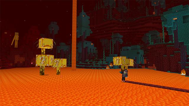 Screenshot of the Minecraft Bedrock Marketplace product Mega Lucky World created by Diluvian.