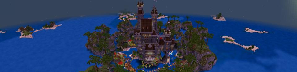 Panorama of the Minecraft Bedrock Marketplace product Pirate Palace created by A30x1.